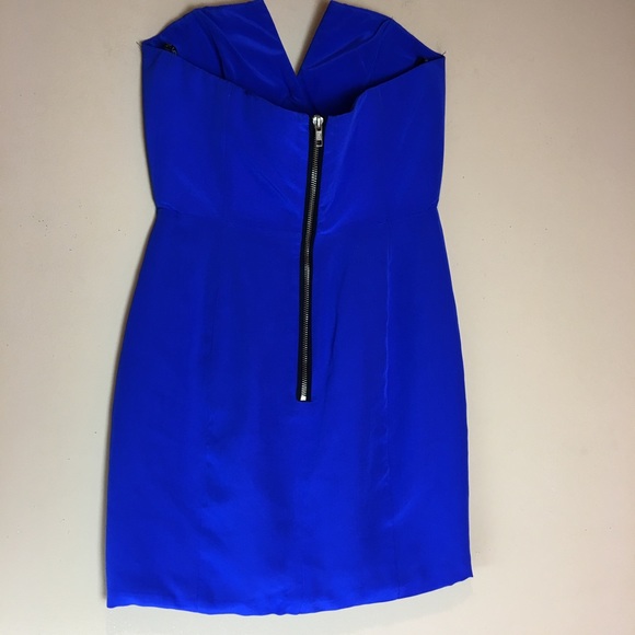 NAVEN Bombshell Circle Skirt Cobalt Blue Dress XS - Picture 4 of 7